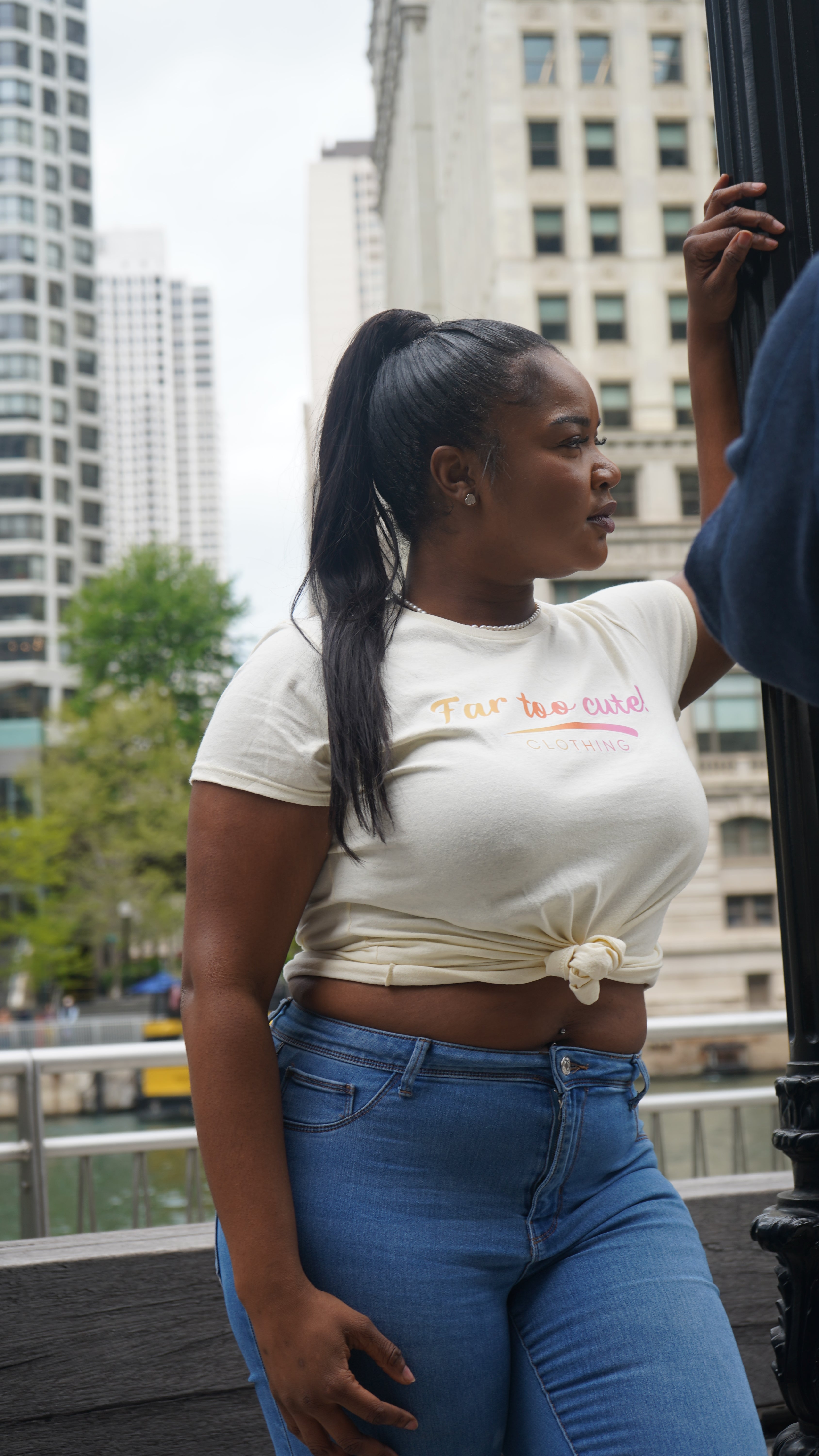 Far Too Cute! T-shirt Off-White