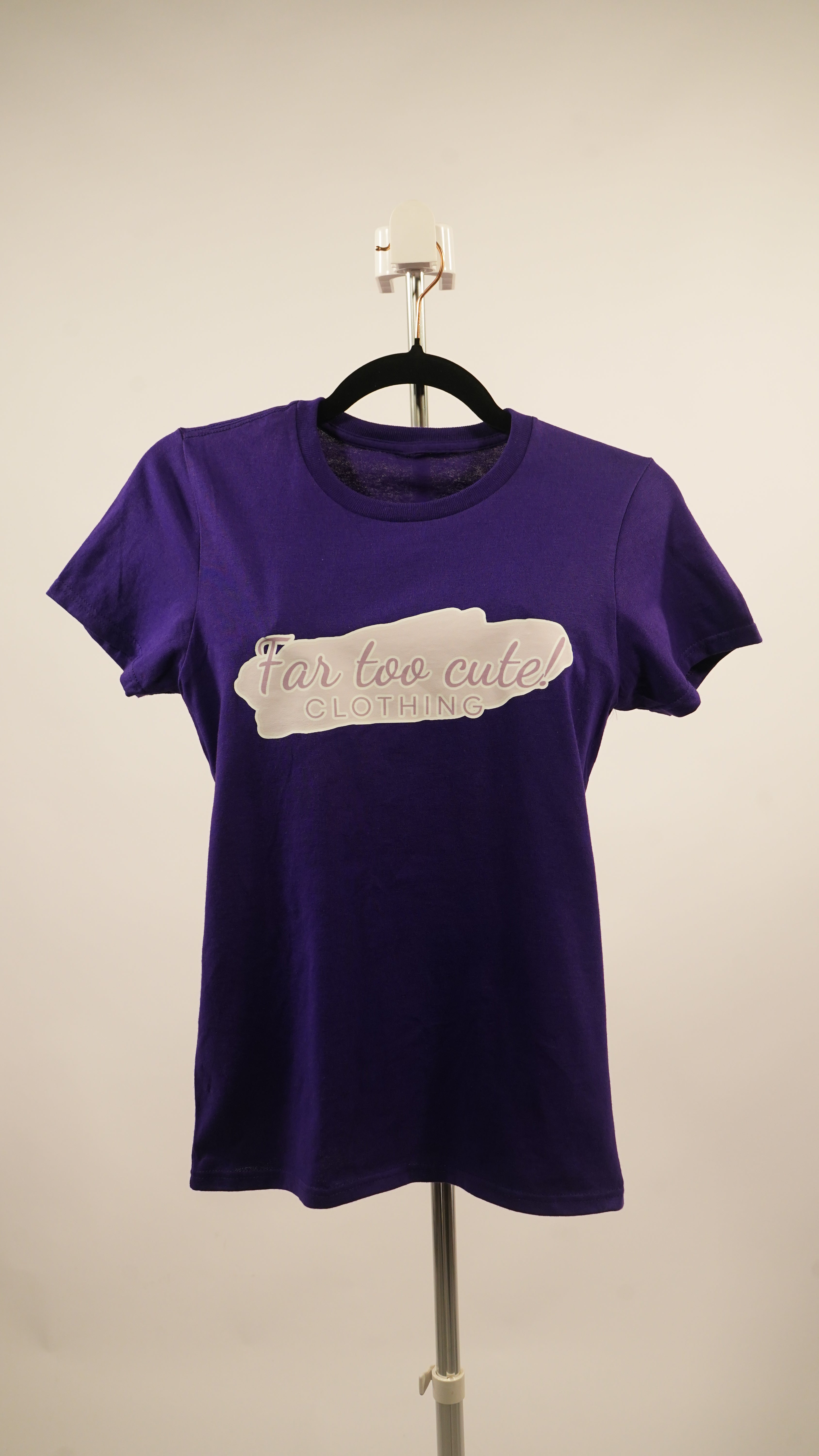 Far Too Cute! T-shirt Purple